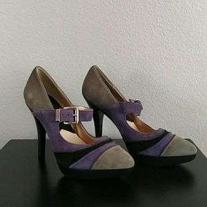 Michael Kors Suede Mary Jane Pumps Size 7